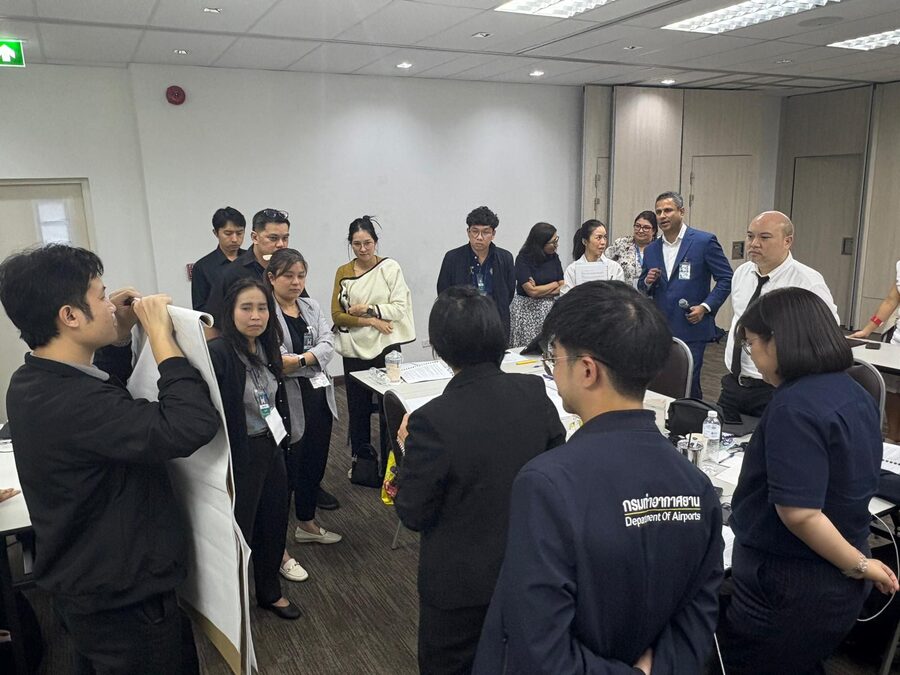 Workshop session with Thailand Department of Airports staff in Bangkok